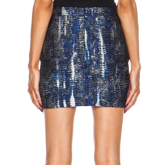 NEW STELLA MCCARTNEY REVOLVE ABSTRACT MINI SKIRT - Picture 6 of 8